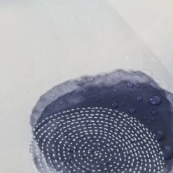 Sealskin Douchegordijn Mood 180x200cm Blauw/wht -Badkamer Winkel 123 5669