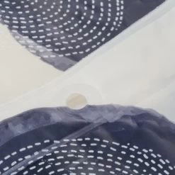 Sealskin Douchegordijn Mood 180x200cm Blauw/wht -Badkamer Winkel 123 5670