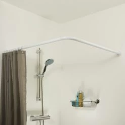 Sealskin Douchegordijnstang Seallux Combi Wit -Badkamer Winkel 123 5677