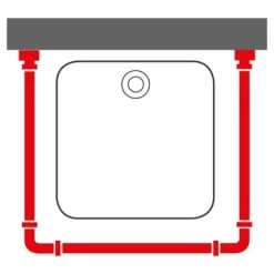 Sealskin Douchegordijnstang Seallux Combi Wit -Badkamer Winkel 123 5679