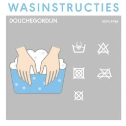 Sealskin Granada Douchegordijn Blauw 180 X 200 Cm 6 Sealskin Granada Douchegordijn Blauw 180 X 200 Cm -Badkamer Winkel 123 5753
