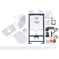 Grohe Wc-pack Bau Arena 4 In 1 11 Grohe Wc-pack Bau Arena 4 In 1 -Badkamer Winkel 123 576