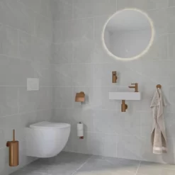 Marho Toiletrolhouder Luxor Met Klep Brons Koper -Badkamer Winkel 123 5770