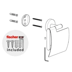 Marho Toiletrolhouder Luxor Met Klep Brons Koper -Badkamer Winkel 123 5773