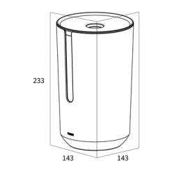 Tiger Reserverolhouder TESS Met Deksel Vrijstaand Wit/lichtgrijs -Badkamer Winkel 123 5872