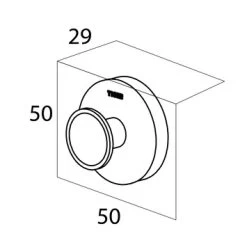 Tiger Haak Urban Groot Zwart -Badkamer Winkel 123 6034