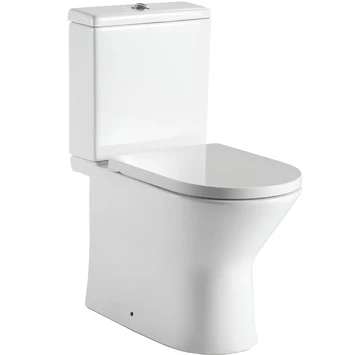 Lafiness Staand Toilet Zonder Spoelrand Wit 1 Lafiness Staand Toilet Zonder Spoelrand Wit