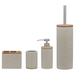 Sealskin Toiletborstelgarnituur Grace Zand -Badkamer Winkel 123 6087