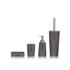 Sealskin Pierra Toiletborstelhouder Grijs -Badkamer Winkel 123 6166