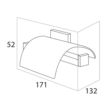 Tiger Toiletrolhouder Items Met Klep Chroom 4 Tiger Toiletrolhouder Items Met Klep Chroom - Afbeelding 4
