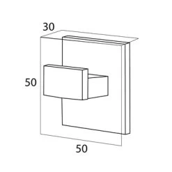 Tiger Haak Items Groot Chroom -Badkamer Winkel 123 6218