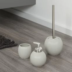 Sealskin Toiletborstel Met Houder Convex Lichtgrijs -Badkamer Winkel 123 6269