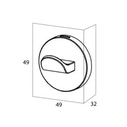 Tiger Noon Zelfklevende Grote Haak Inox -Badkamer Winkel 123 6289