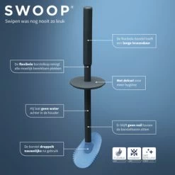 Tiger Toiletborstel Swoop Flexibel Antraciet -Badkamer Winkel 123 6375