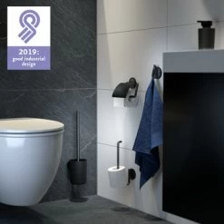 Tiger Reserverolhouder Tune Zwart -Badkamer Winkel 123 6417