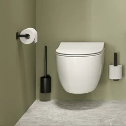 Tiger Colar Toiletrolhouder Zonder Klep Zwart -Badkamer Winkel 123 6463