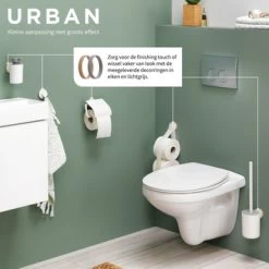 Tiger Toiletborstelhouder Urban Hangend Wit -Badkamer Winkel 123 6504