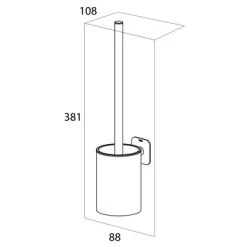 Tiger Toiletborstelhouder Colar Hangend RVS -Badkamer Winkel 123 6522