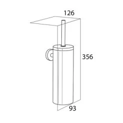 Tiger Toiletborstelhouder Boston Hangend RVS Gepolijst -Badkamer Winkel 123 6528