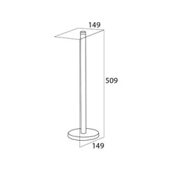 Tiger Reserverolhouder Zwart -Badkamer Winkel 123 6544