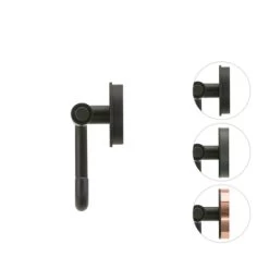 Tiger Toiletrolhouder Urban Zwart 22 Tiger Toiletrolhouder Urban Zwart -Badkamer Winkel 123 6553