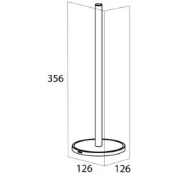 Tiger Vrijstaande Reserverolhouder Tune RVS -Badkamer Winkel 123 6562