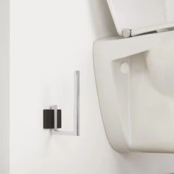 Tiger Reserverolhouder Zenna Hangend Chroom/Wengé -Badkamer Winkel 123 6612