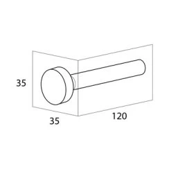 Tiger Reserverolhouder Sem Zwart 15 Tiger Reserverolhouder Sem Zwart -Badkamer Winkel 123 6623