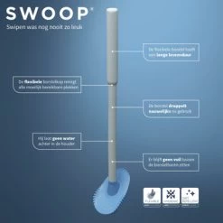 Tiger Toiletborstelhouder TESS Vrijstaand Met Swoop Borstel Wit/lichtgrijs -Badkamer Winkel 123 6698