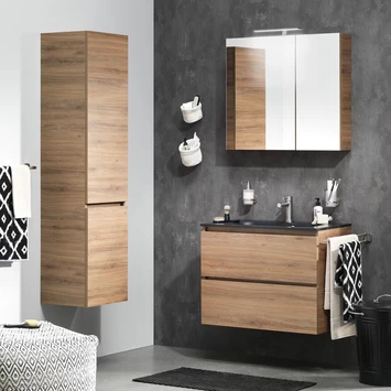 TIGER S-line Spiegelkast 80 Chalet Eik 4 TIGER S-line Spiegelkast 80 Chalet Eik - Afbeelding 4