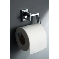 Haceka Toiletrolhouder Edge Zonder Klep Chroom -Badkamer Winkel 123 6880