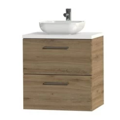 Tiger Badkamermeubel Studio 60 Cm Chalet Eik Met Keramische Waskom Hoogglans Wit En Ronde Grepen 6 Tiger Badkamermeubel Studio 60 Cm Chalet Eik Met Keramische Waskom Hoogglans Wit En Ronde Grepen -Badkamer Winkel 123 689