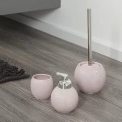 Sealskin Toiletborstel Met Houder Convex Lichtroze -Badkamer Winkel 123 6920