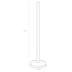 Sealskin Acero Reserverolhouder Zwart -Badkamer Winkel 123 6948