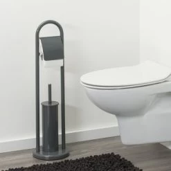 Sealskin Toiletrek Acero Metaal Grijs -Badkamer Winkel 123 6954