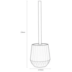 Sealskin Toiletborstel Met Houder Arte Wit -Badkamer Winkel 123 6979