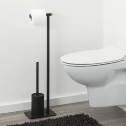 Sealskin Toiletrek Brix Metaal Zwart -Badkamer Winkel 123 7053