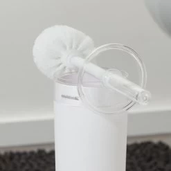 Sealskin Toiletborstel Met Houder Bloom Wit -Badkamer Winkel 123 7075