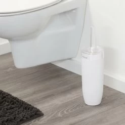 Sealskin Toiletborstel Met Houder Bloom Wit -Badkamer Winkel 123 7076