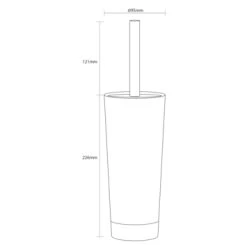 Sealskin Toiletborstelhouder Glossy Goud -Badkamer Winkel 123 7104