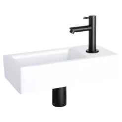 Differnz Fonteinset Ravo Rechts Wit Keramiek