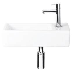 Differnz Fonteinset Helios Wit 36x18x8 Cm -Badkamer Winkel 123 7280