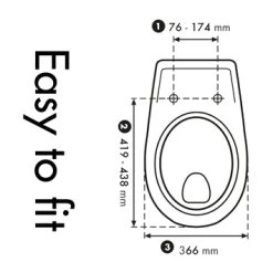 Cedo Ponderosa Pine Wc Bril Softclose Duroplast -Badkamer Winkel 123 7329