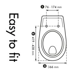 Cedo Loft Wc Bril Softclose Duroplast -Badkamer Winkel 123 7345
