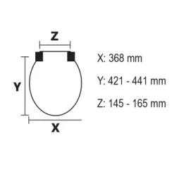 Bemis WC Bril New York Zwart Hout Met Softclose -Badkamer Winkel 123 7364