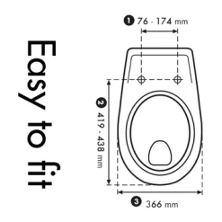 Cedo Shell Wc Bril Softclose Duroplast -Badkamer Winkel 123 7371