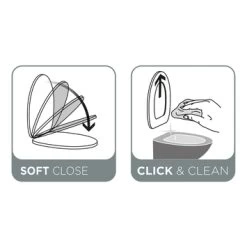 Tiger WC Bril Boston Wit/Chroom Kunststof Met Softclose -Badkamer Winkel 123 7382