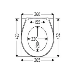 Cedo Mojave Beach Wc Bril Wit Softclose Duroplast -Badkamer Winkel 123 7402