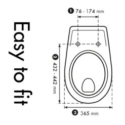 Cedo Mojave Beach Wc Bril Wit Softclose Duroplast -Badkamer Winkel 123 7403