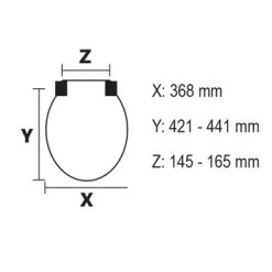 Bemis WC Bril New York Wit Hout Met Softclose -Badkamer Winkel 123 7415